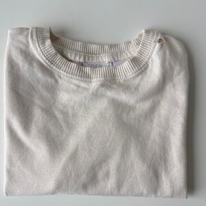 Zara Baby Cream Long Sleeve Tee 12-18 months